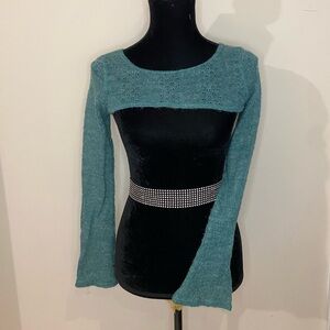 Vintage Jacqueline Conoir bell sleeve shrug cardigan